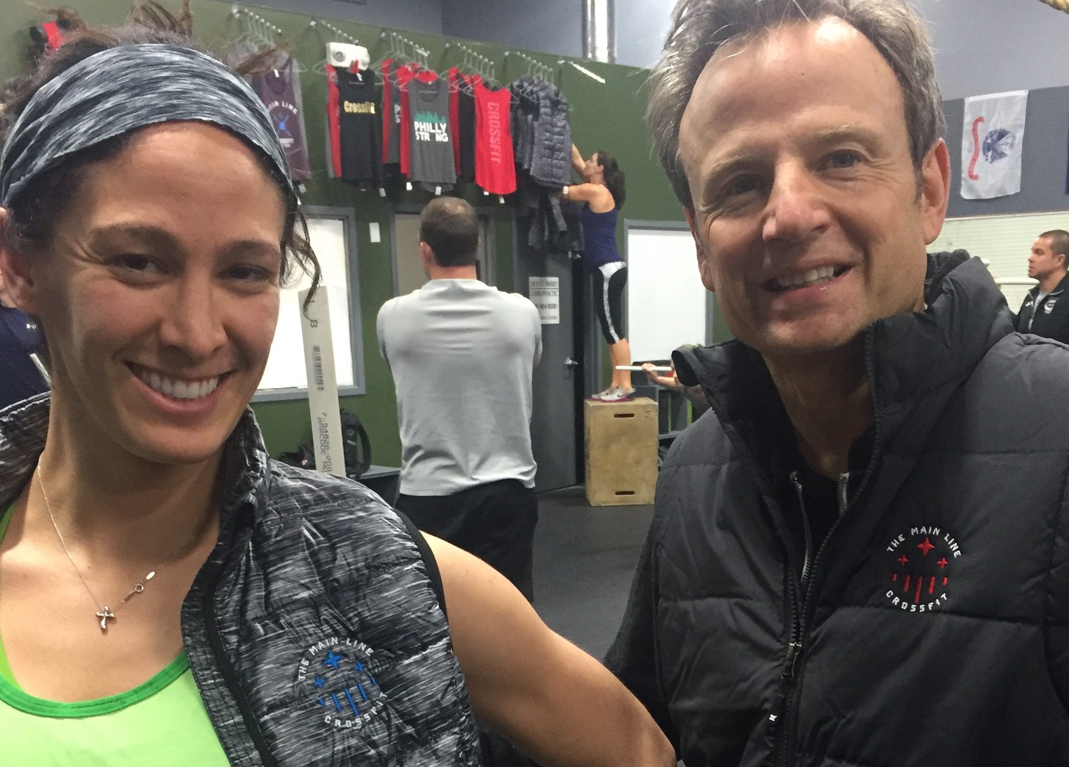 Jess and Curt showing off CFML New Swag