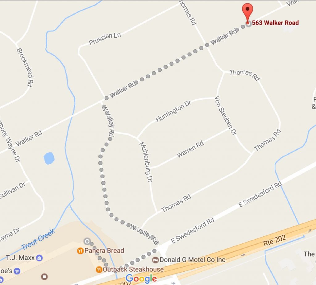 Wayne 2mile rune route